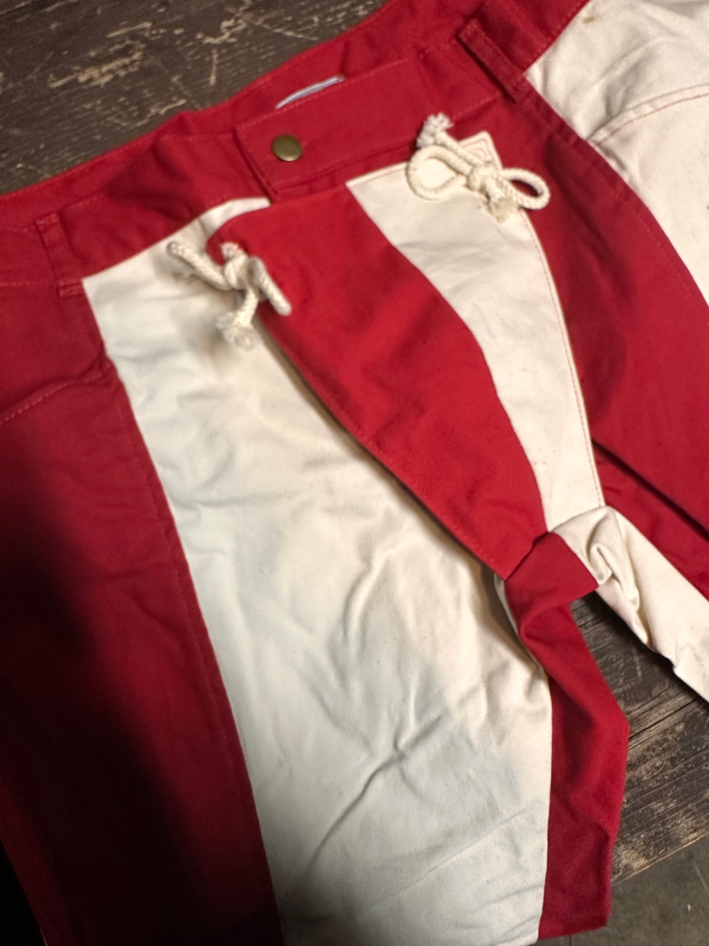 Outlet-Landsknecht Hose Imperialis Rot/Weiß