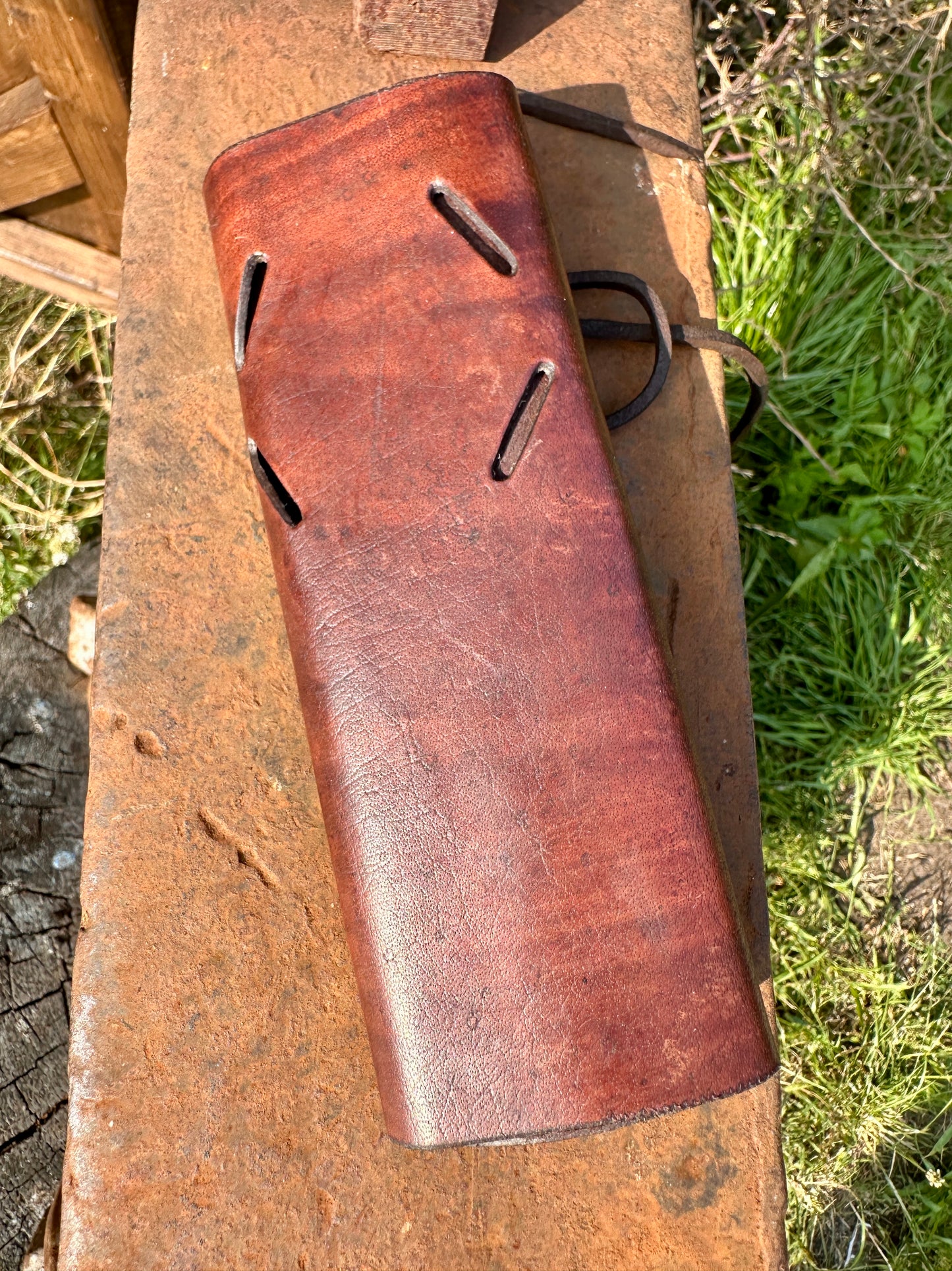 Schwertscheidenhalter "Albert" Leder braun