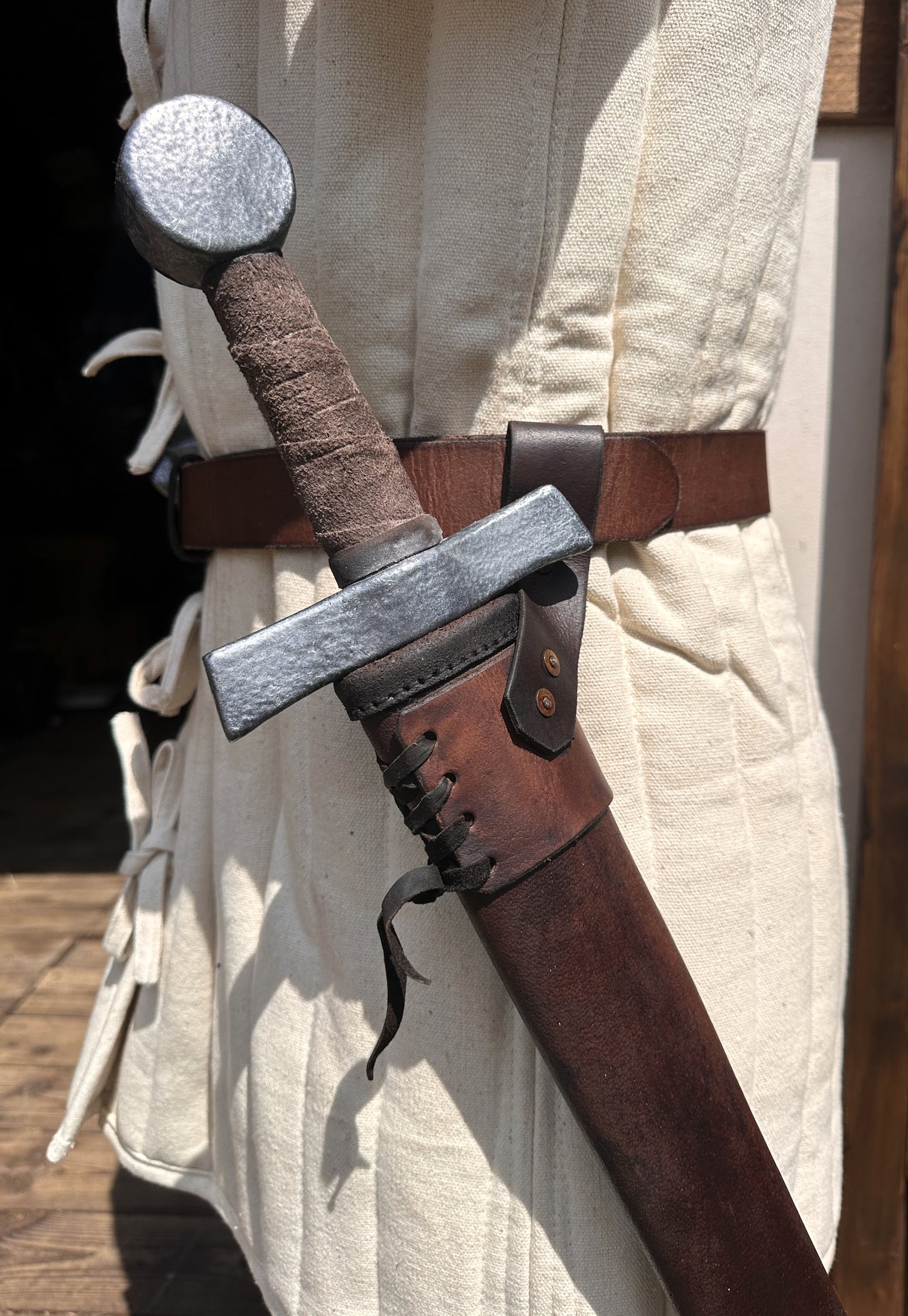 Waffenhalter "Baldor" Leder braun