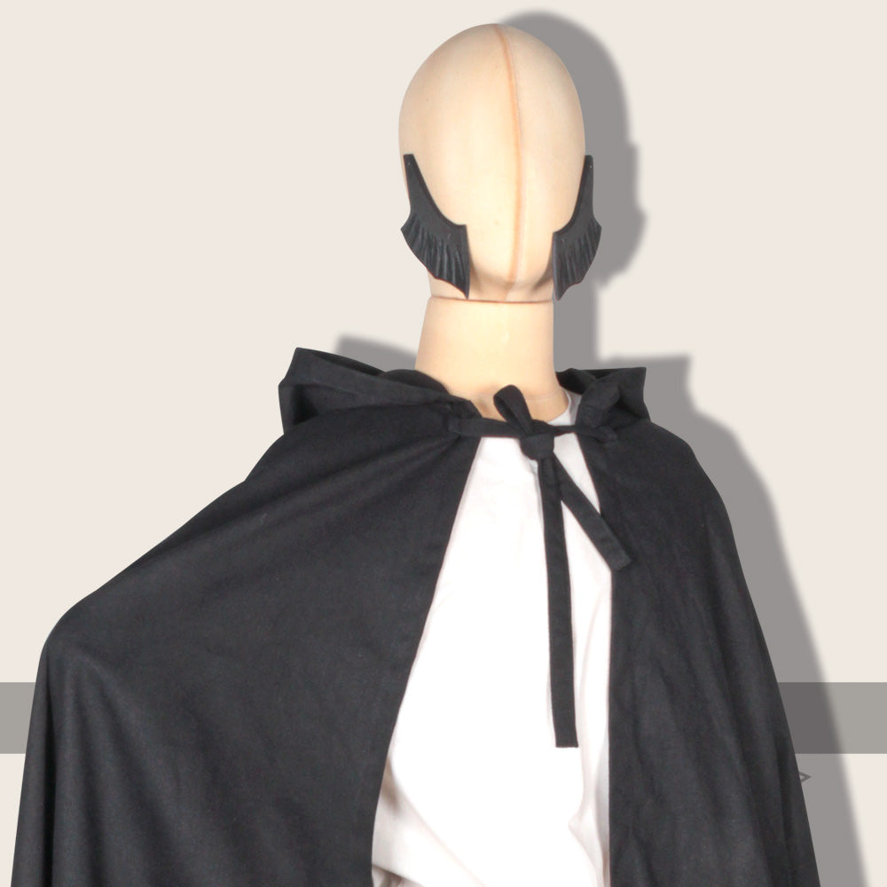 Mantella con cappuccio Galanthus Nero