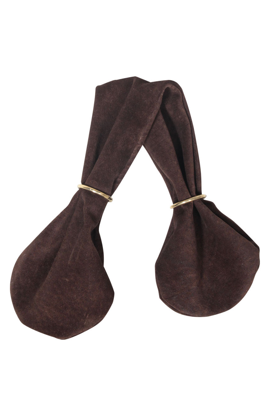 Mittelalterliche Geldkatze "Felis" Nubukleder