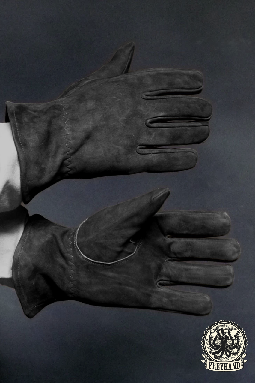 Lederhandschuhe "Sascha" - schwarz