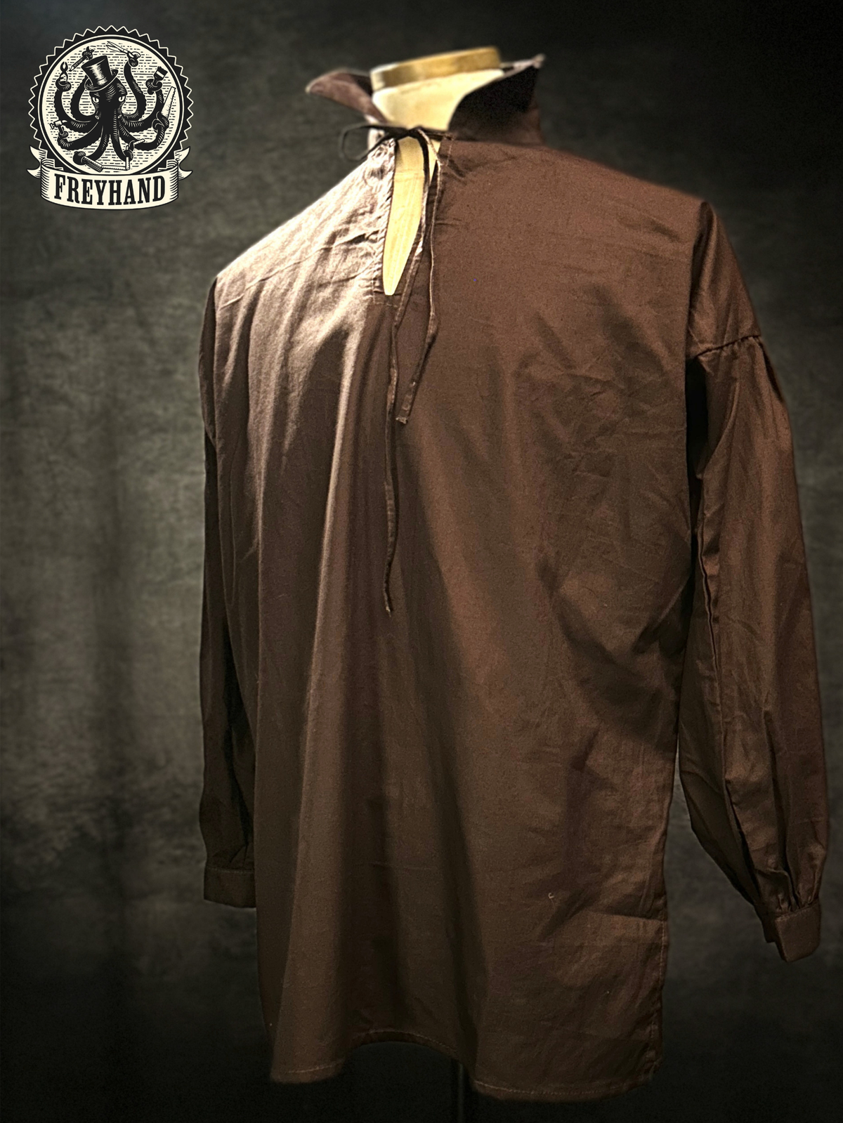 Musketeer Shirt "Remy" Cotton brown