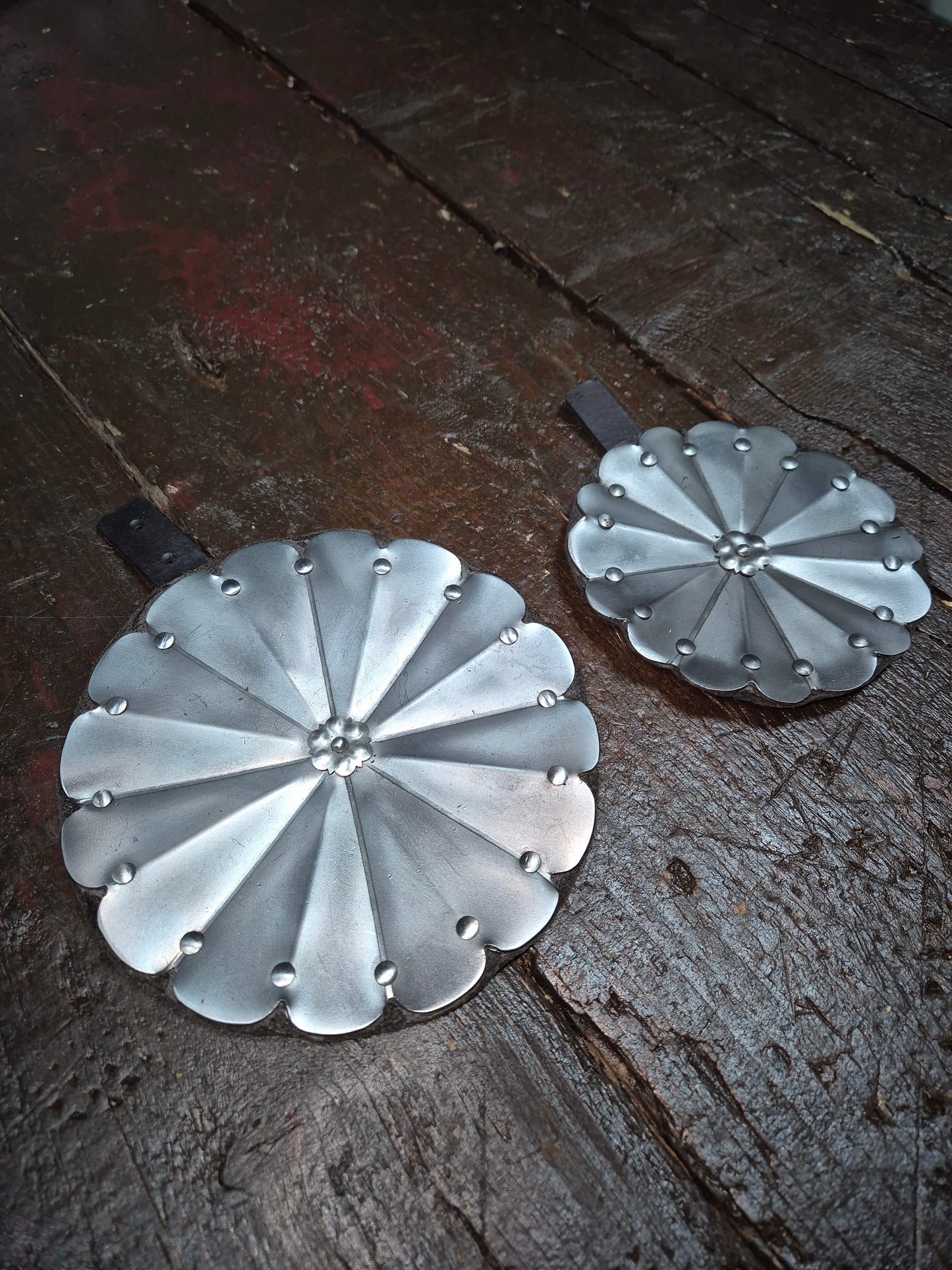 Gotischer Plattenpanzer Typ 1 Schwebescheibe 12cm