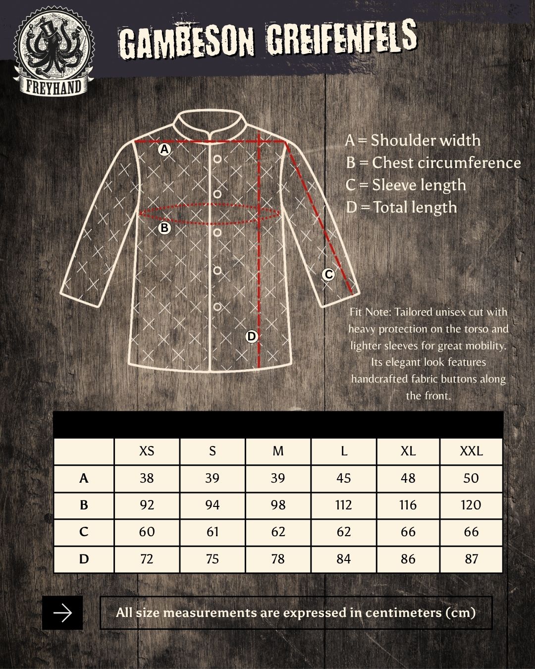 Gambeson "Greifenfels" Canvas schwarz