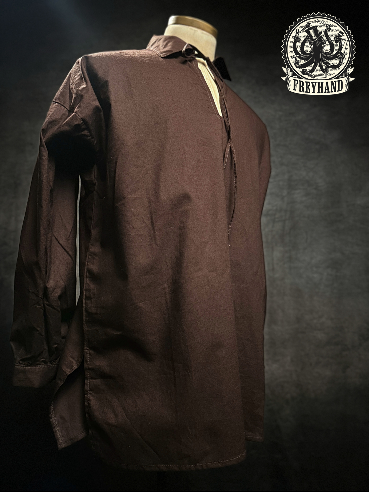 Musketeer Shirt "Remy" Cotton brown