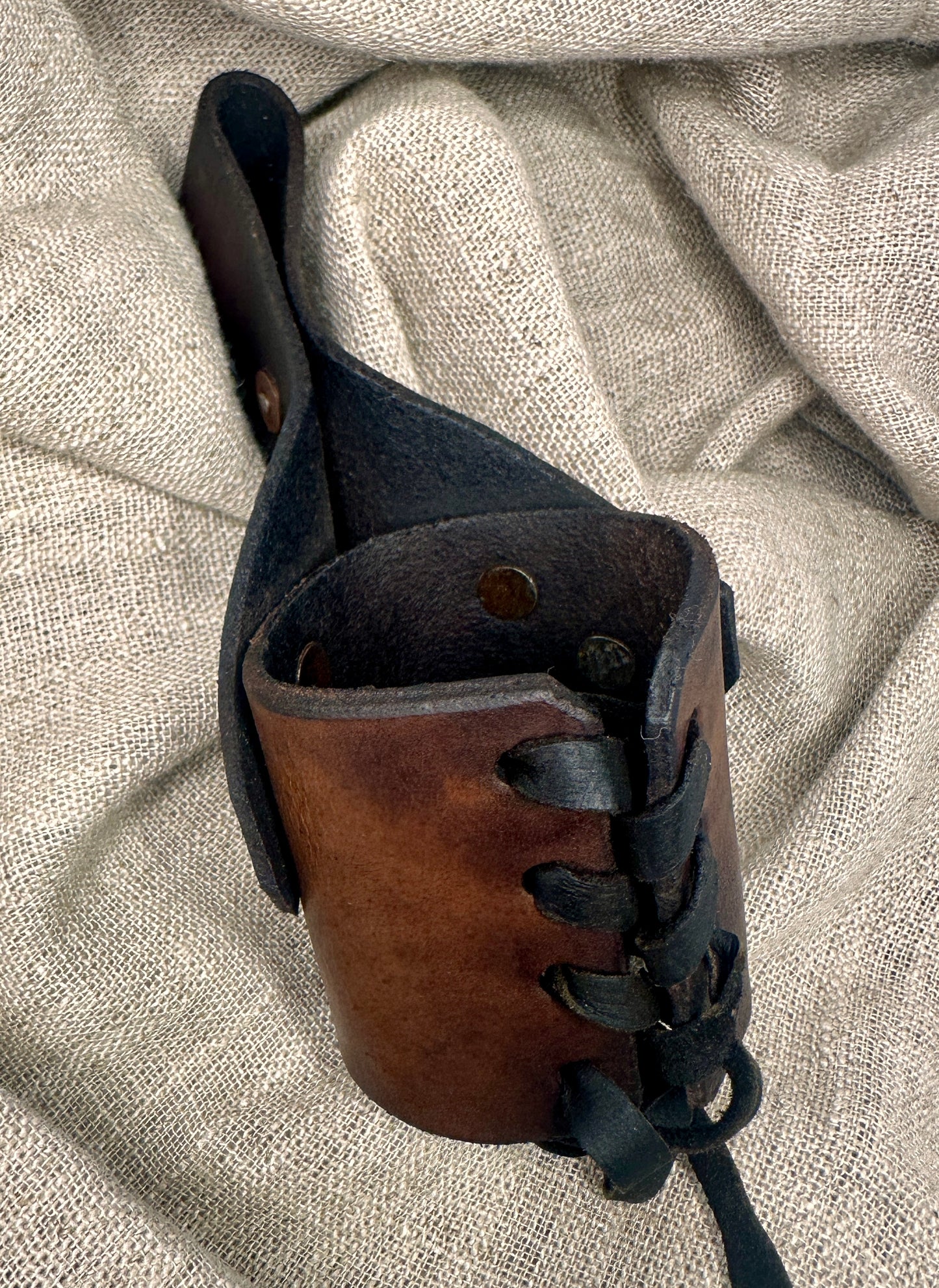 Gürtelhalter "Baldor" Leder braun