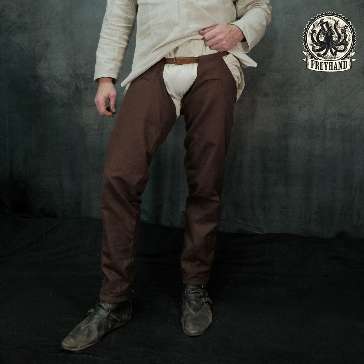 Beinlinge "Reynfred" Canvas braun