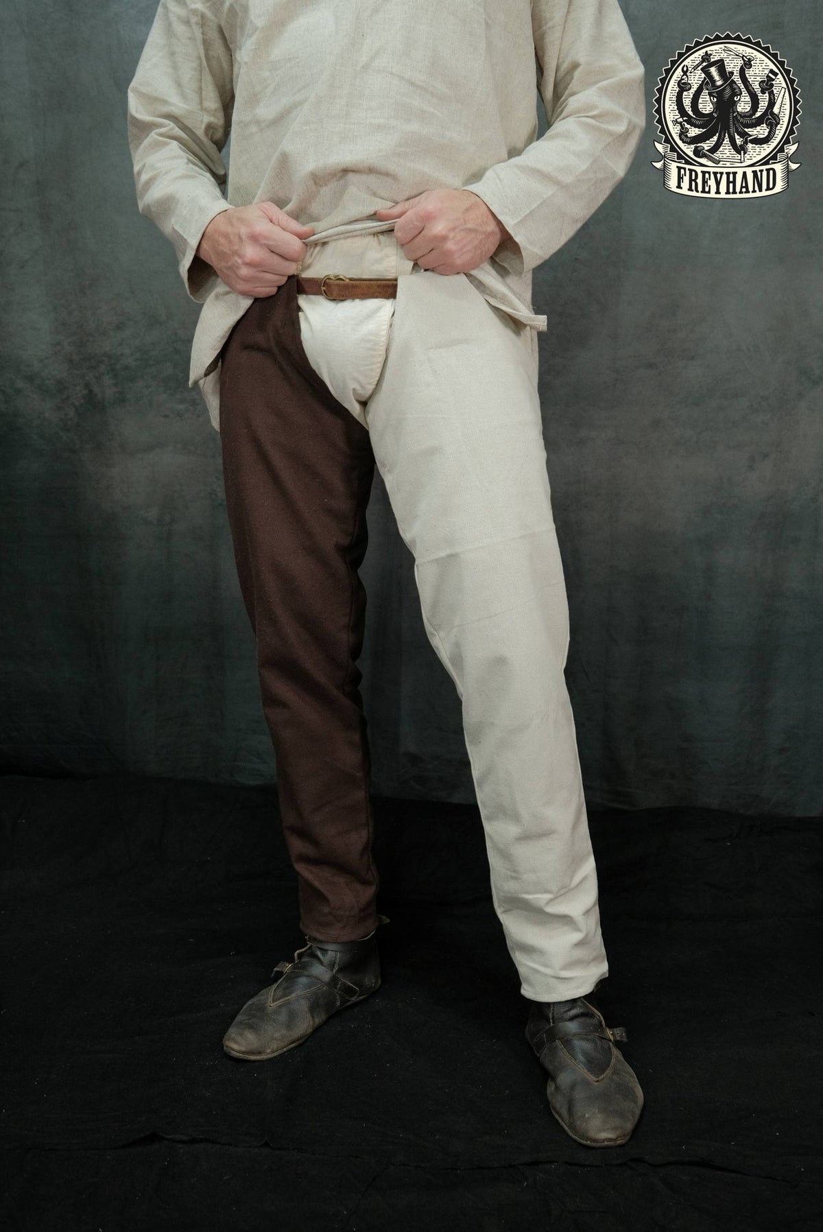 Beinlinge "Reynfred" Canvas braun