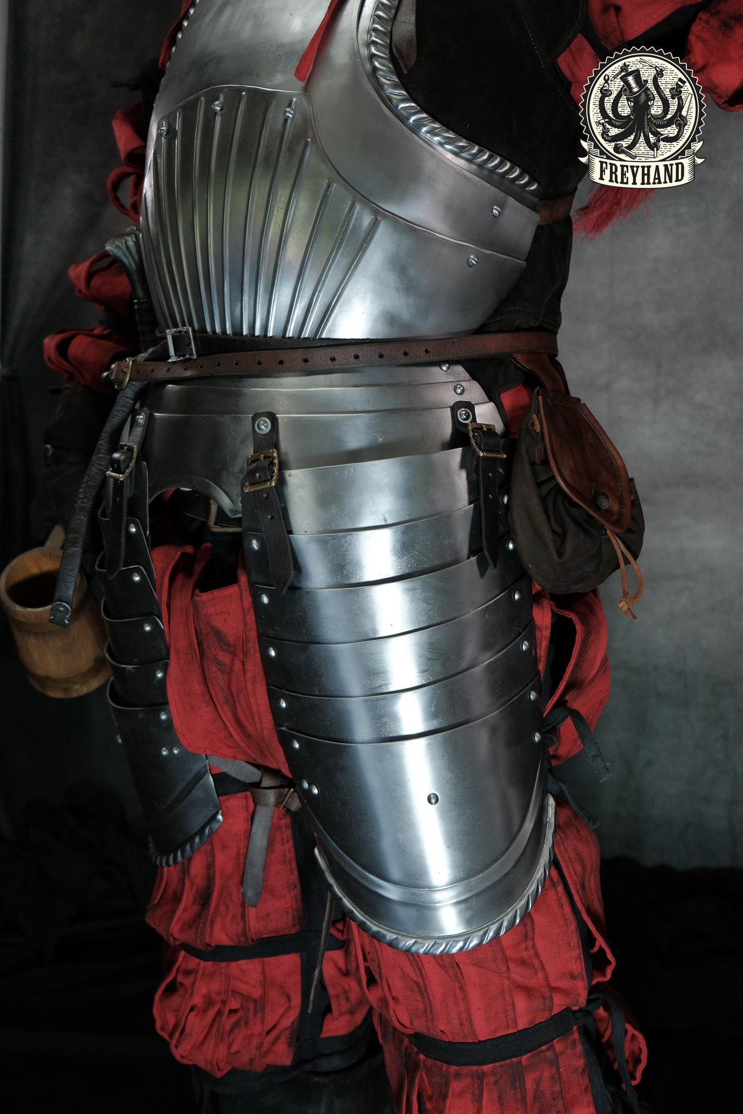 Landsknecht Rüstung Typ 1 Beintaschen lang