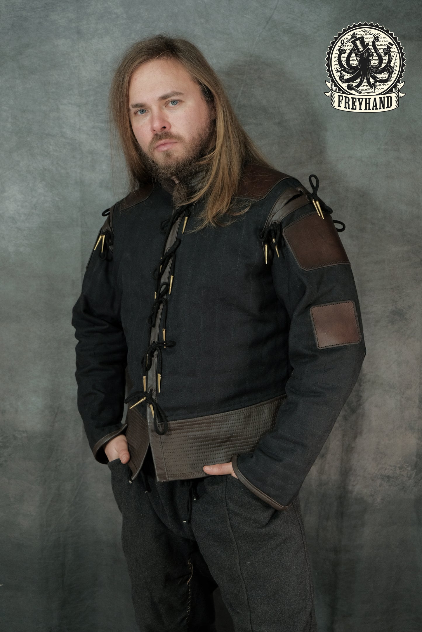 Vorbestellung Rüstwams "Azincourt" Canvas - Leder