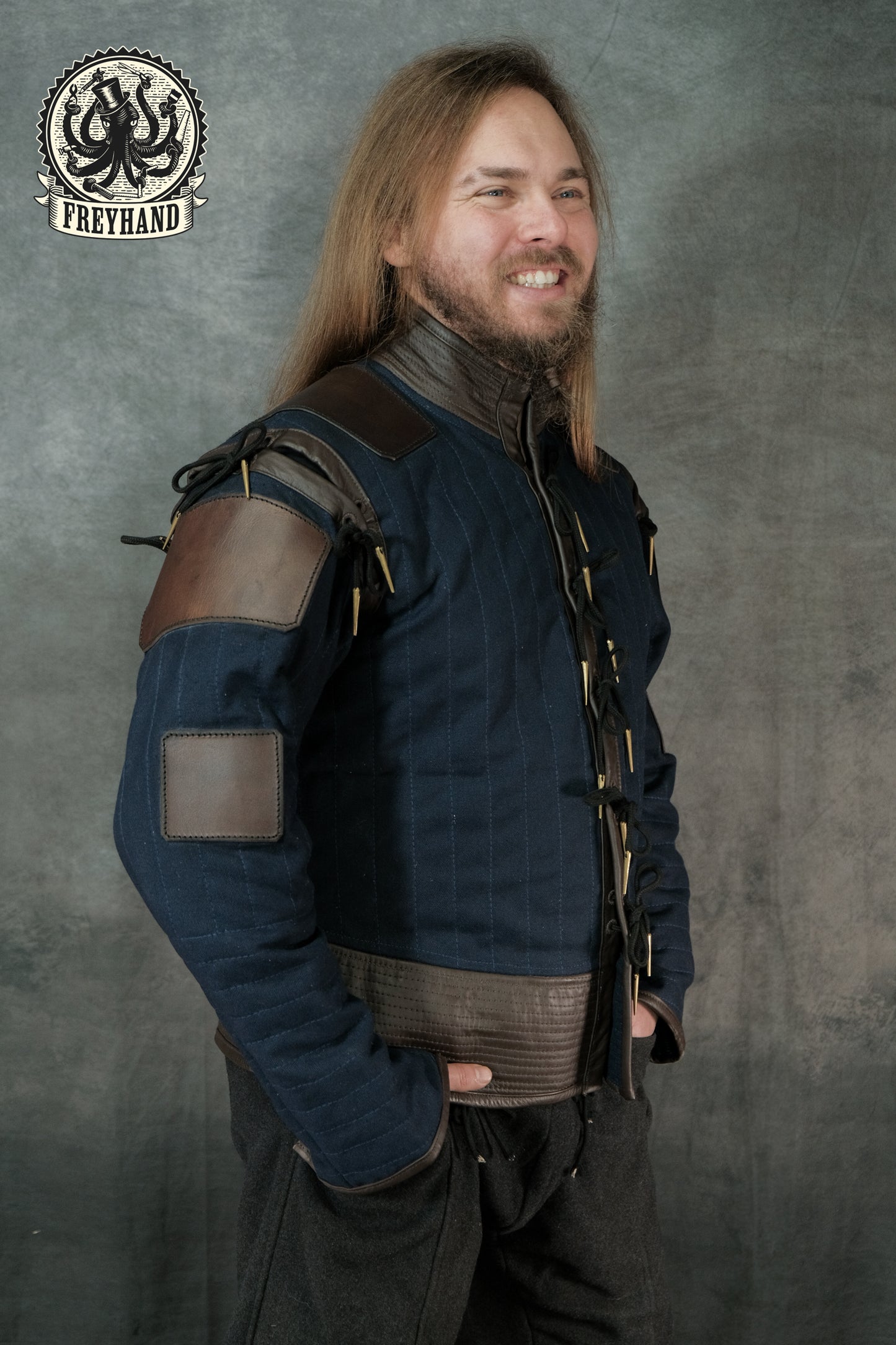 Vorbestellung Rüstwams "Azincourt" Canvas - Leder