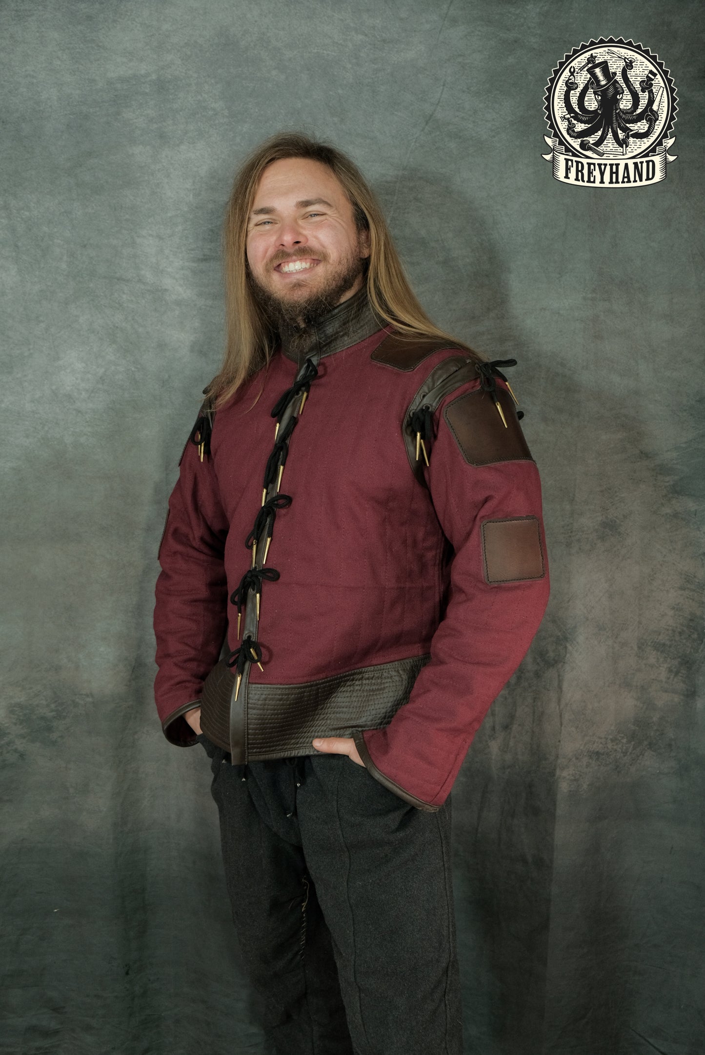 Vorbestellung Rüstwams "Azincourt" Canvas - Leder