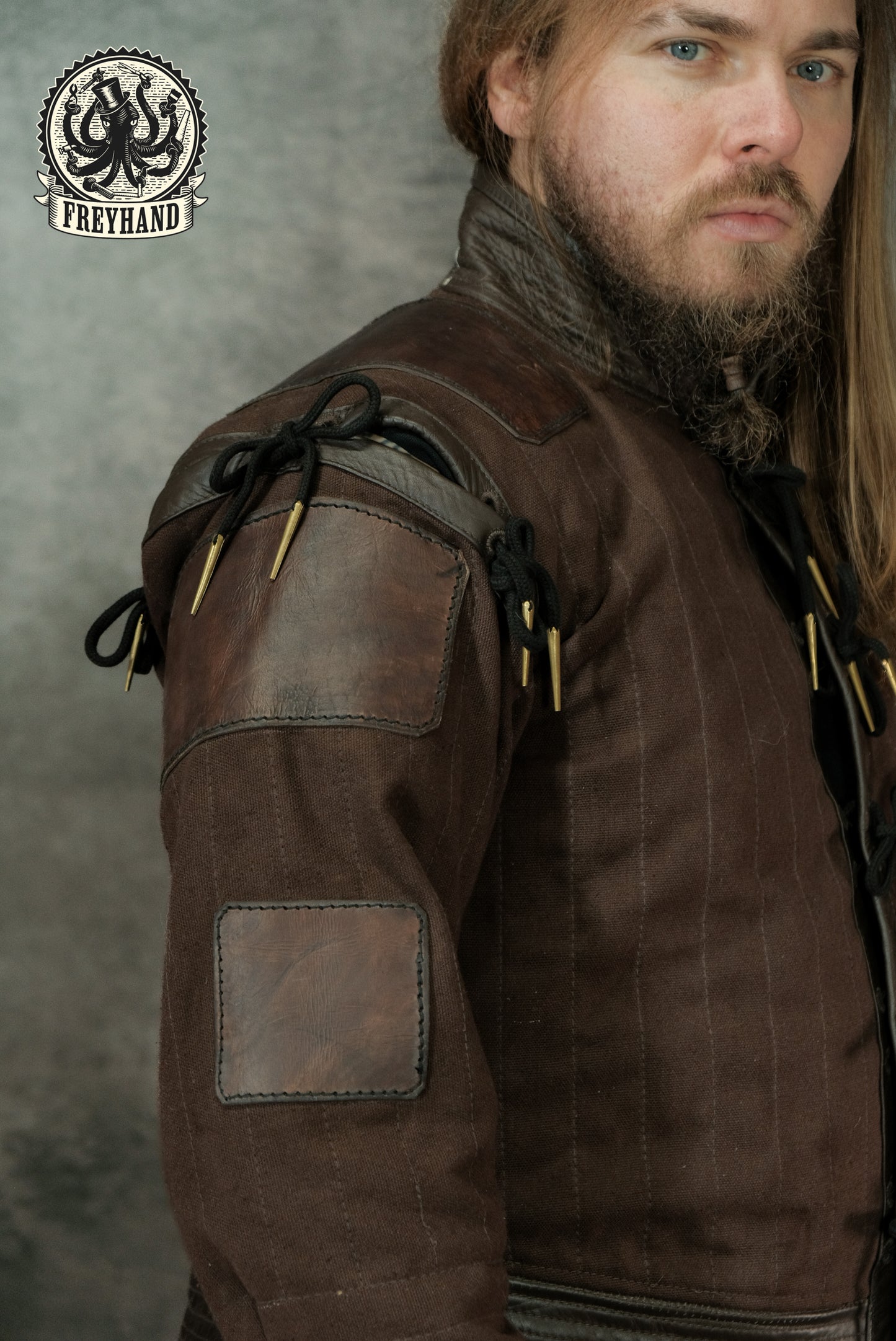 Vorbestellung Rüstwams "Azincourt" Canvas - Leder