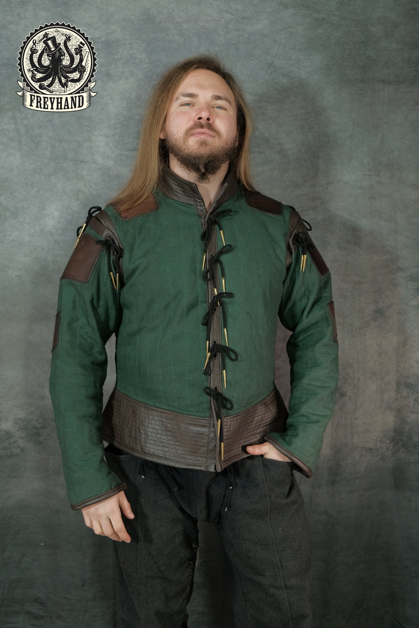 Vorbestellung Rüstwams "Azincourt" Canvas - Leder