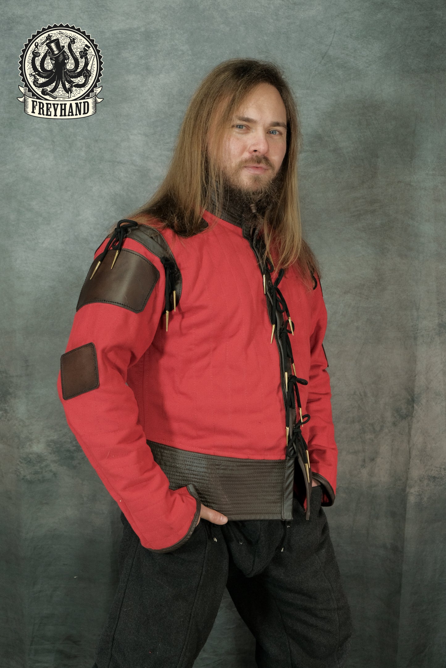 Vorbestellung Rüstwams "Azincourt" Canvas - Leder