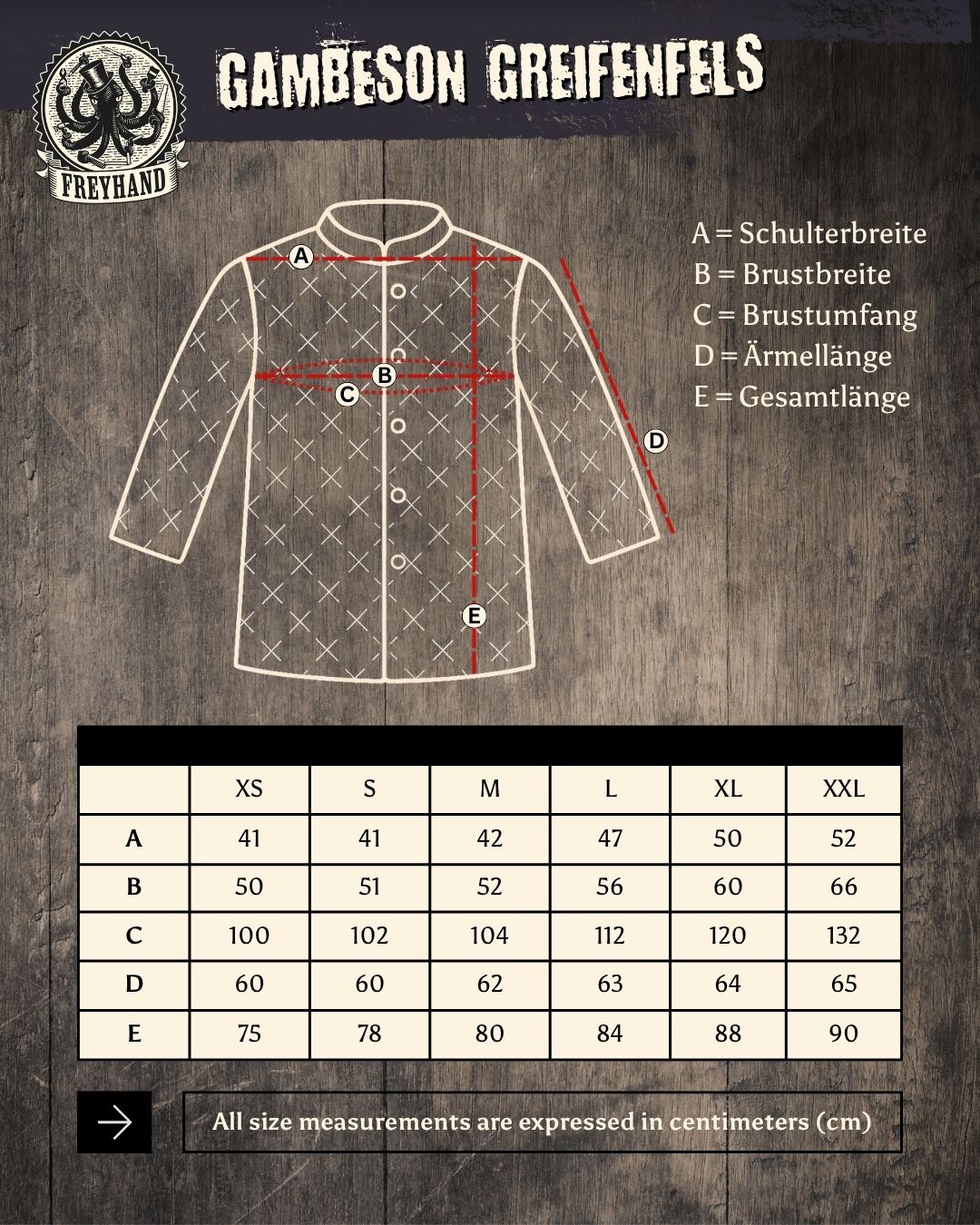 Gambeson "Greifenfels" - natur