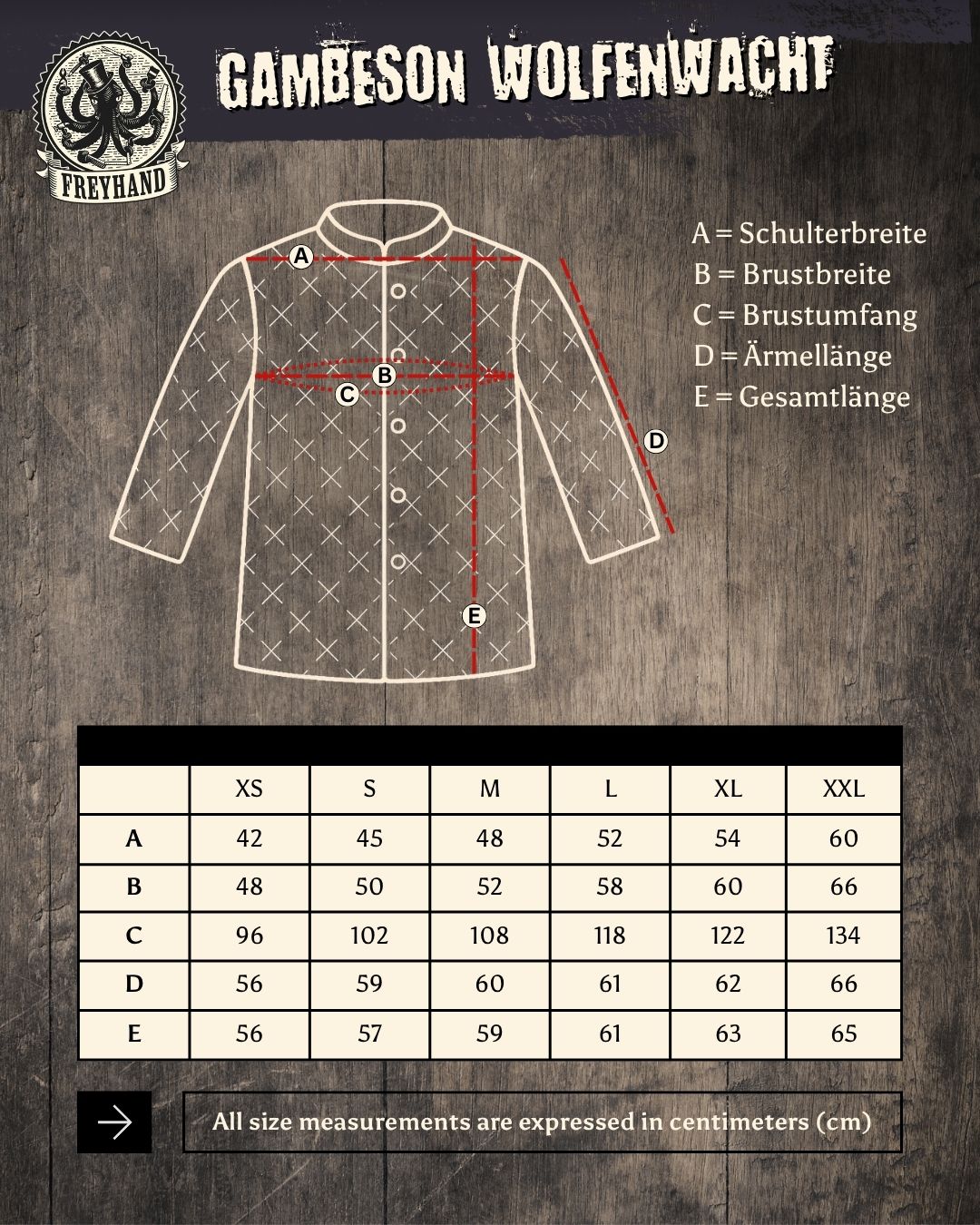 Gambeson "Wolfenwacht" Canvas braun
