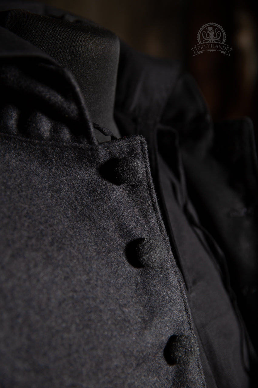 Musketier Jacke "Quentin" Wolle grau