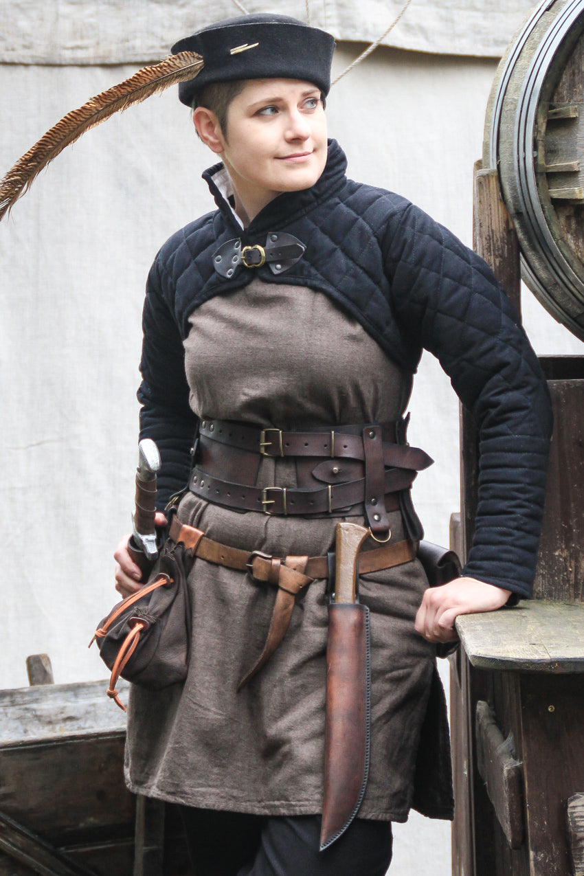 Breitgürtel 120mm "Abies" Leder braun