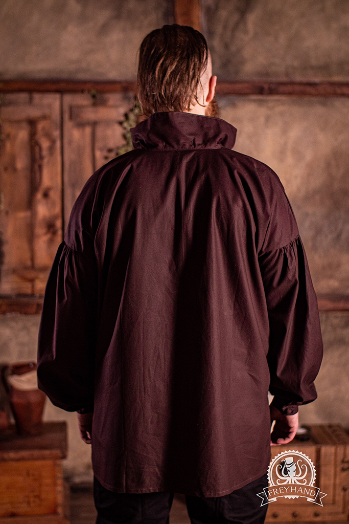 Musketeer Shirt "Remy" Cotton brown