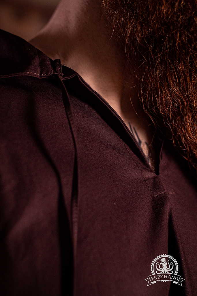 Musketeer Shirt "Remy" Cotton brown