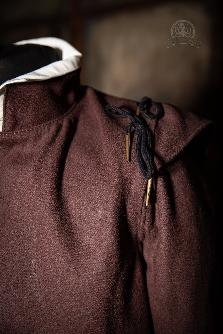Musketier Jacke "Quentin" Wolle braun