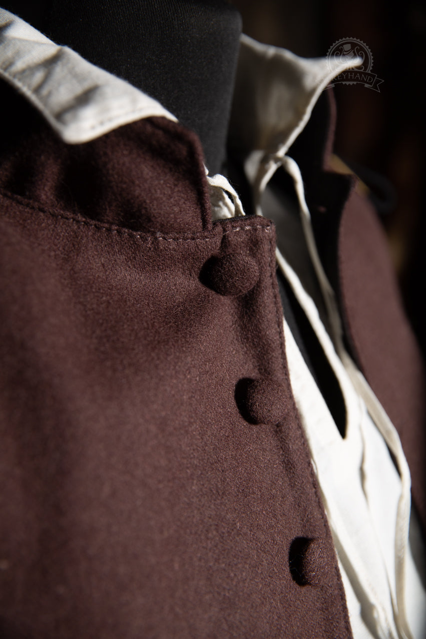 Musketier Jacke "Quentin" Wolle braun