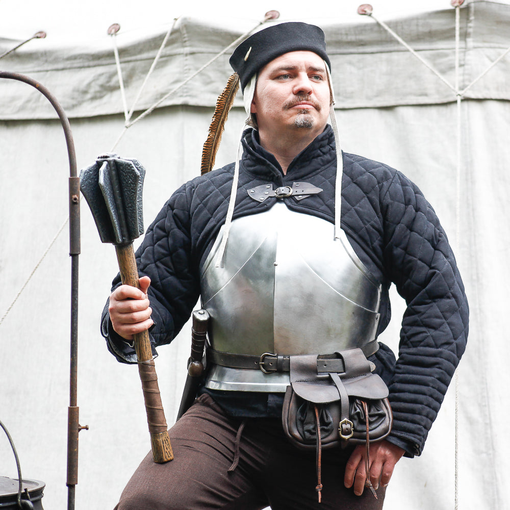 Gambeson "Drachenstein" Canvas schwarz