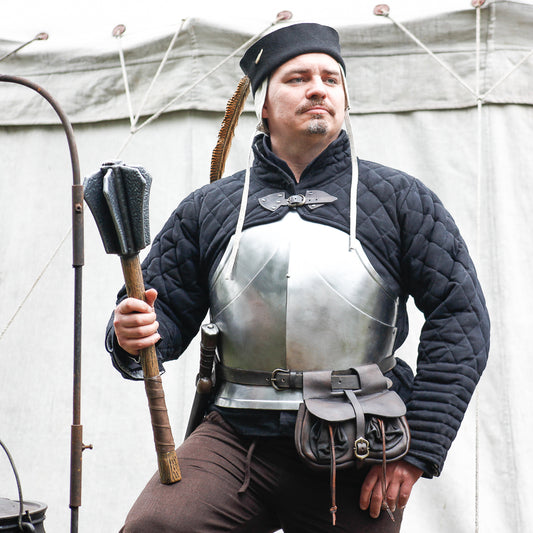 Gambeson "Drachenstein" Canvas schwarz