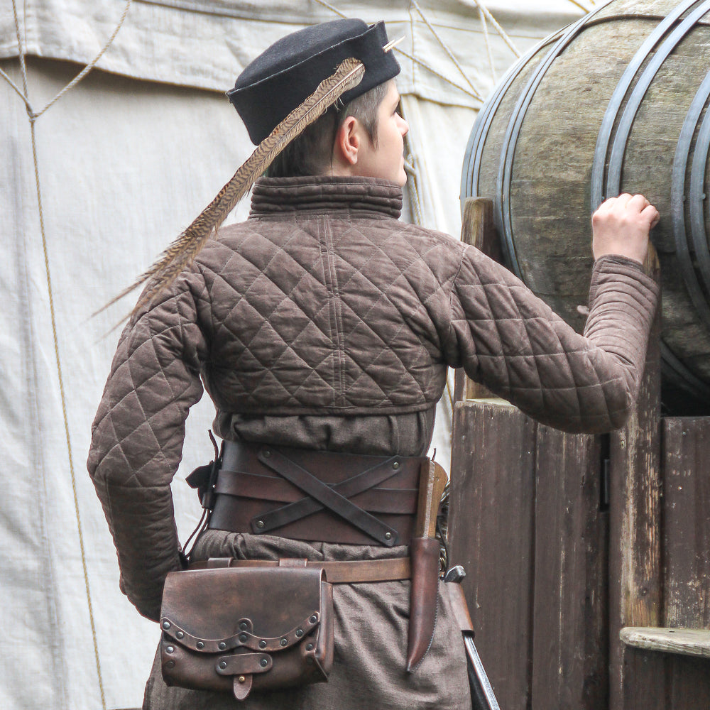 Gambeson "Drachenstein" Canvas braun