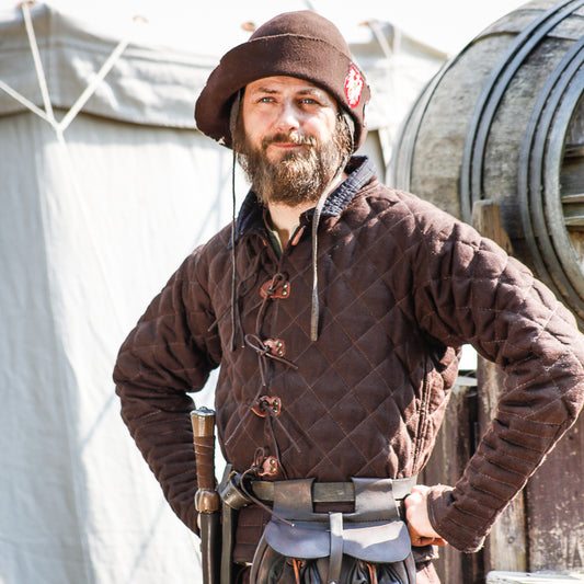 Gambeson "Wolfenwacht" Canvas braun