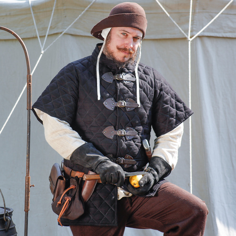 Gambeson "Donnergrund" Canvas schwarz