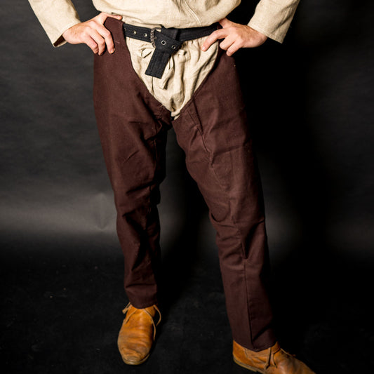 Beinlinge "Reynfred" Canvas braun