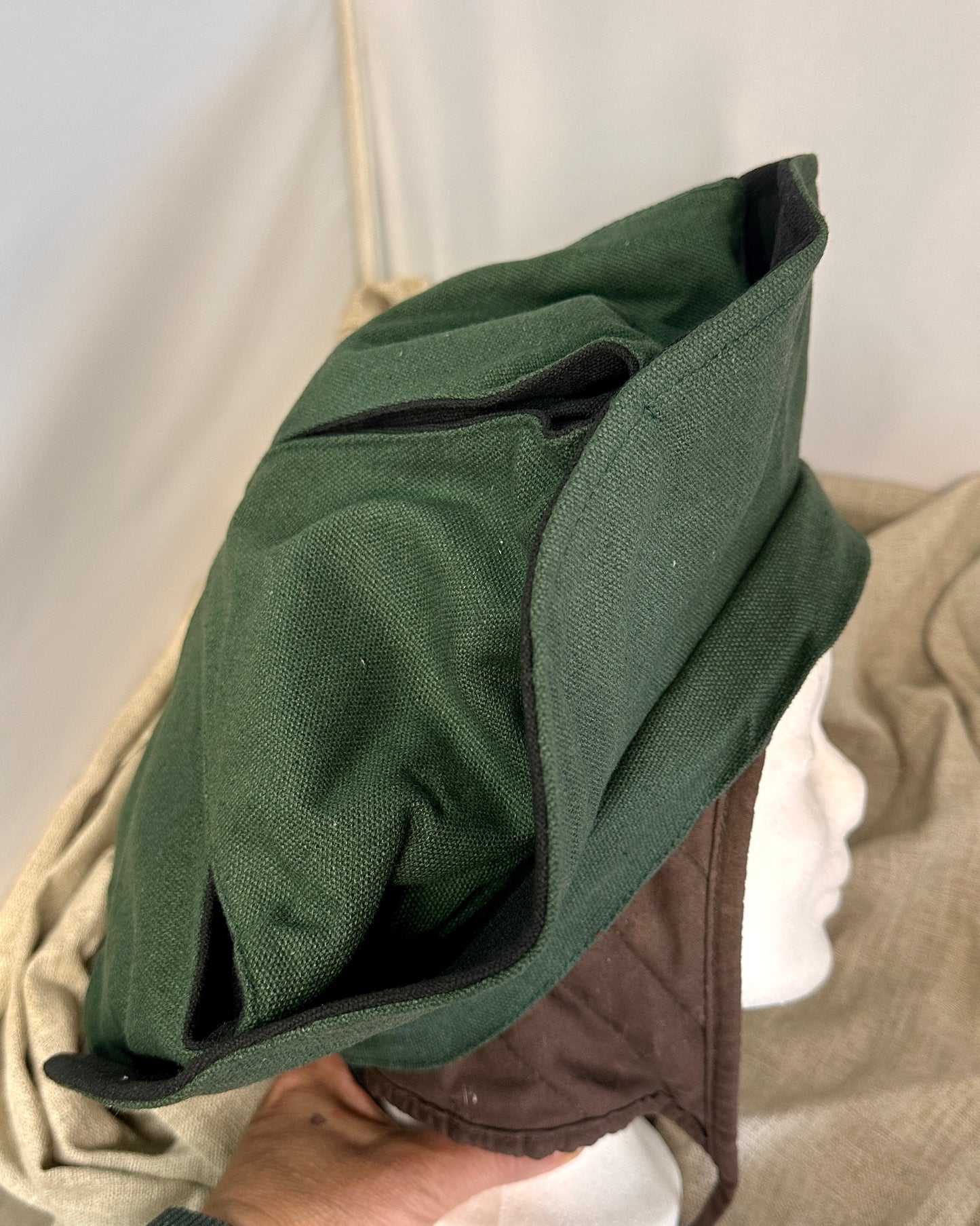 Hut "Frundsberg" Canvas grün-schwarz