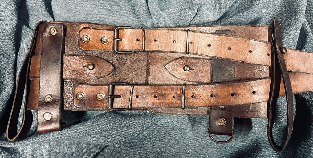 Breitgürtel 120mm "Abies" Leder braun