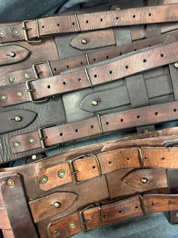 Breitgürtel 120mm "Abies" Leder braun