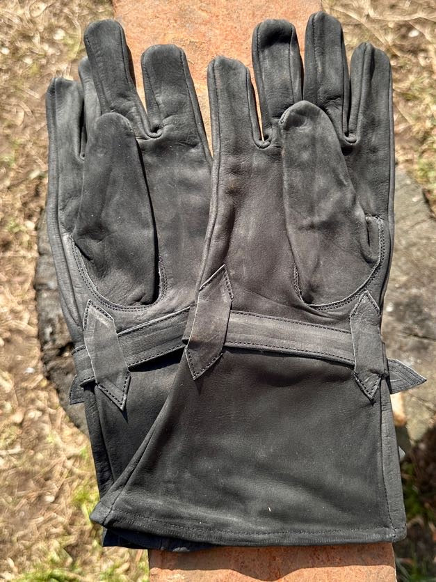 Lederhandschuhe "Ulex" Nubukleder schwarz