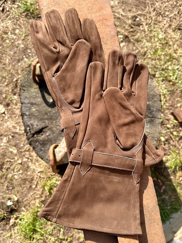 Lederhandschuhe "Ulex" Nubukleder braun