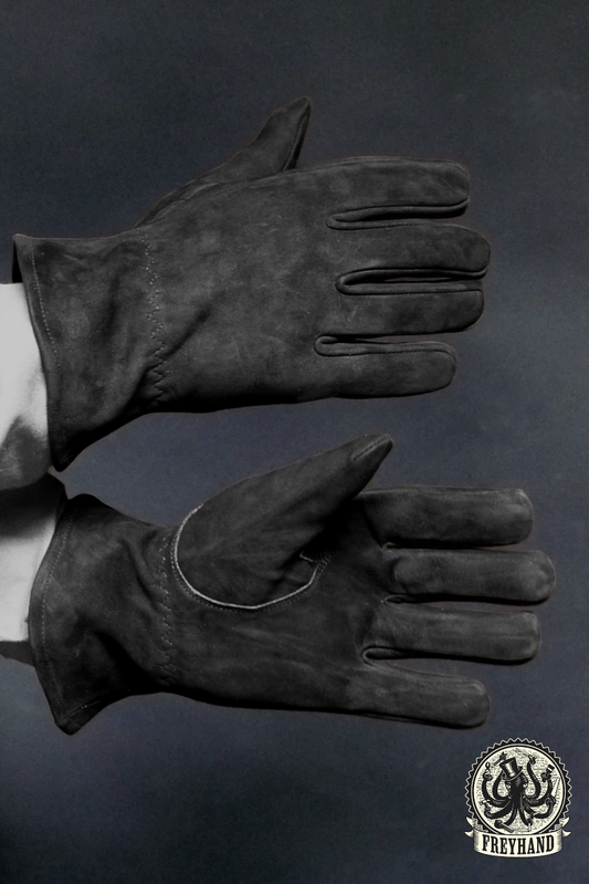 Lederhandschuhe "Sascha" - schwarz