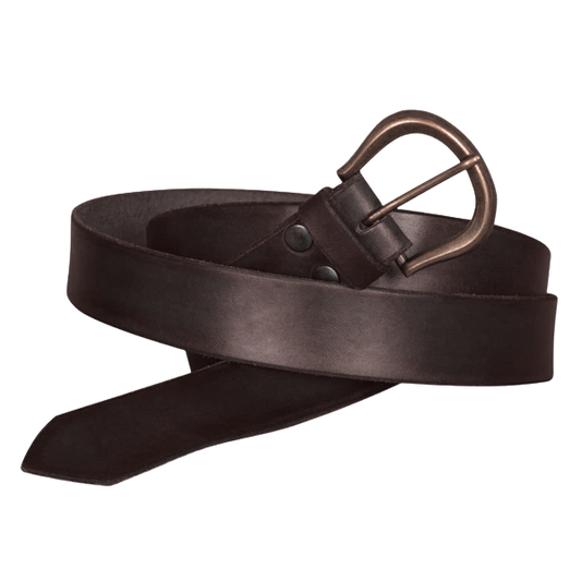 Gürtel 25mm "Querkus" 125cm Leder schwarz