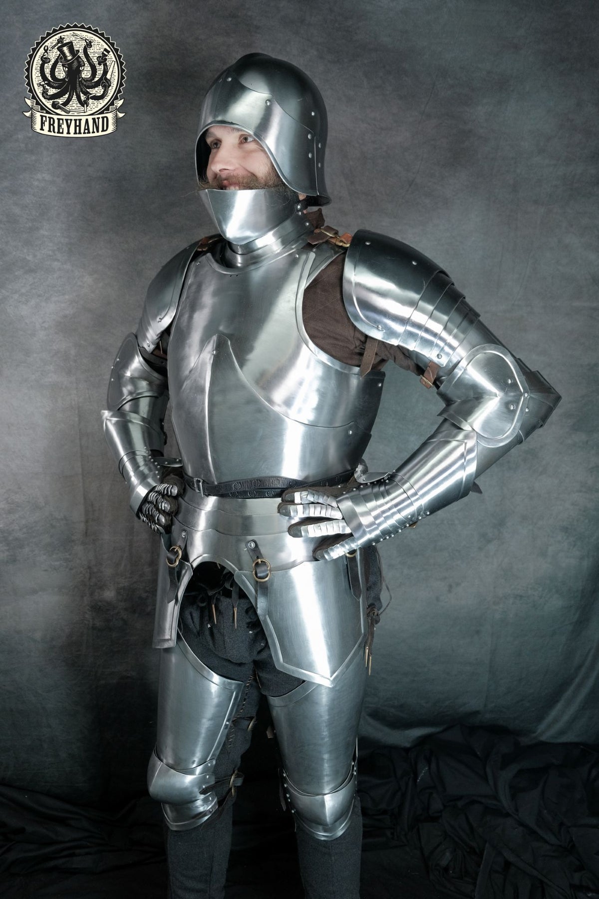 Breastplate "Rouven" Steel plain