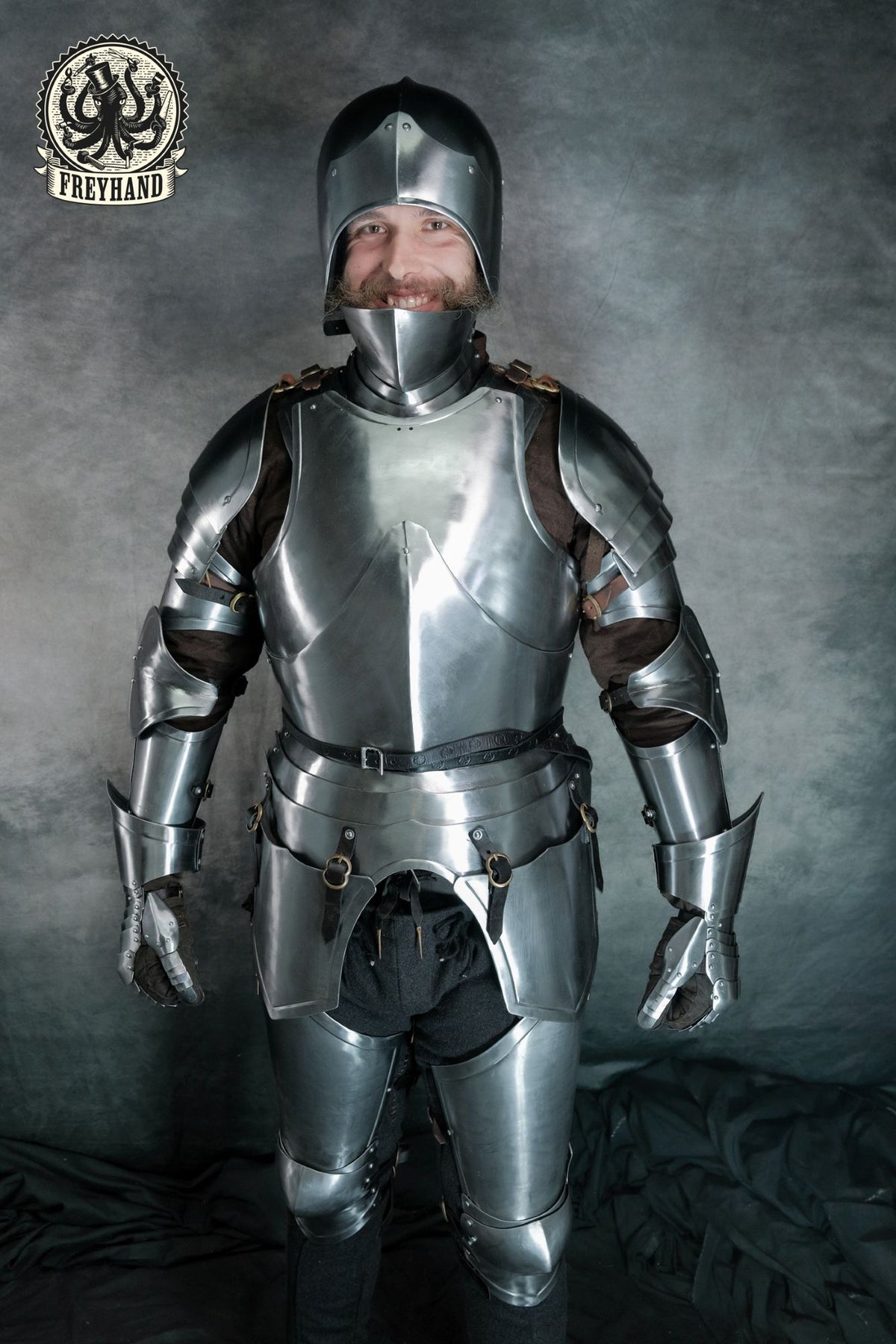 Breastplate "Rouven" Steel plain